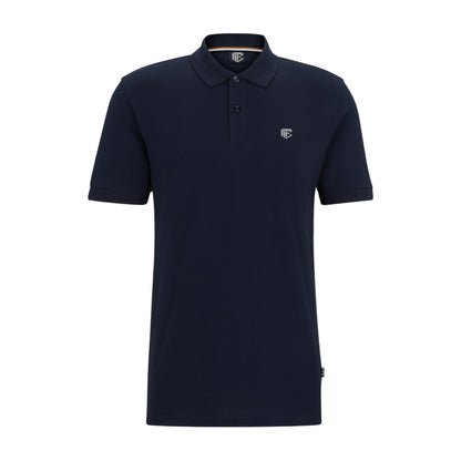 Men's wear Regular-Fit Polo Shirt in Merchandised Cotton Pique
