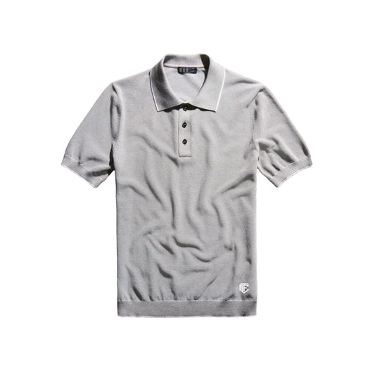 Men's Classic Light Gray Polo Shirt