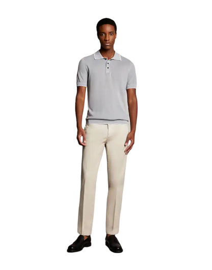 Men's Classic Light Gray Polo Shirt
