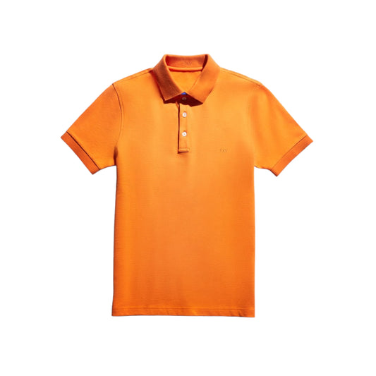 Apricot Plain Pique Polo Shirt