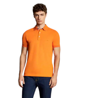 Apricot Plain Pique Polo Shirt