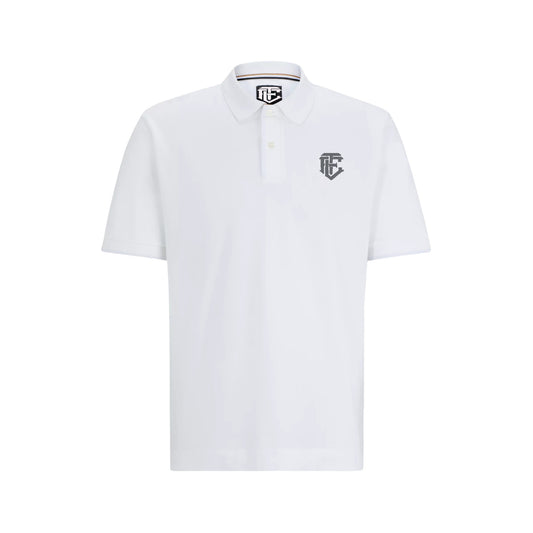 Classic White Short-Sleeve Polo Shirt