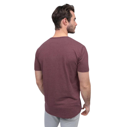 Maroon Marvel Essential Henley Shirts