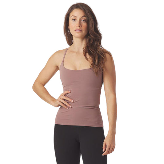 Performance Brown Tank Top – Sleek Style for Women