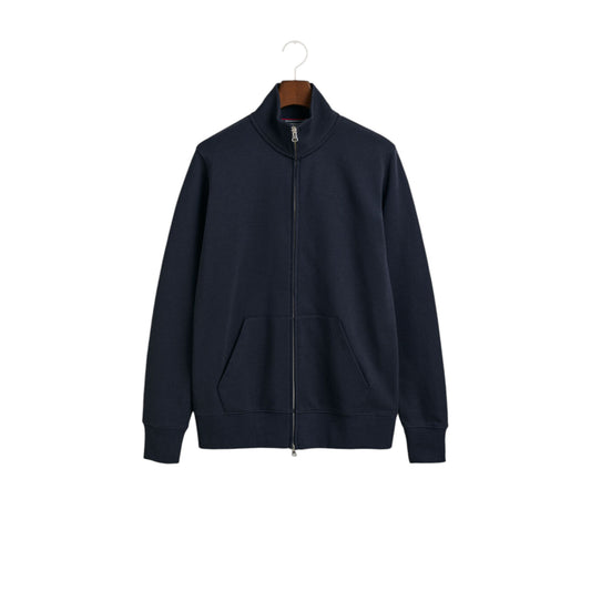 Men's Casual High Collar Zip-Up Sweatshirt