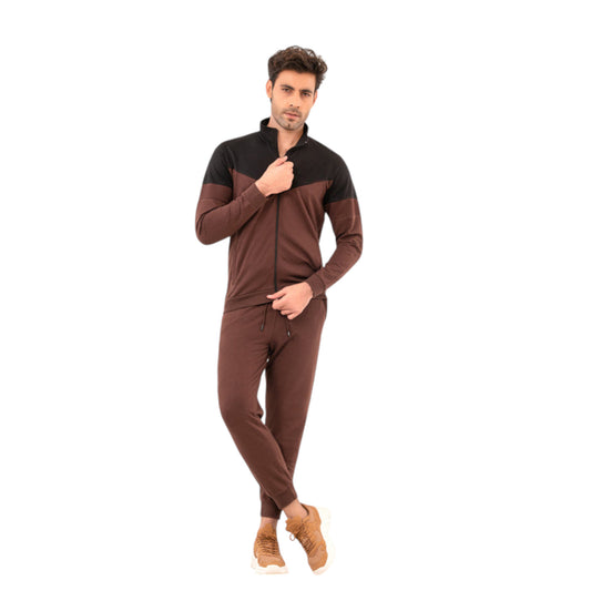 Modern Full-Zip Jacket for Men with Trendy Stripe Detail