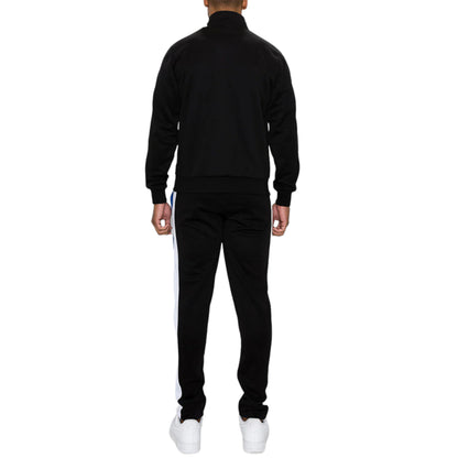 Men's Color Block Track Suit - Full Zip Jacket