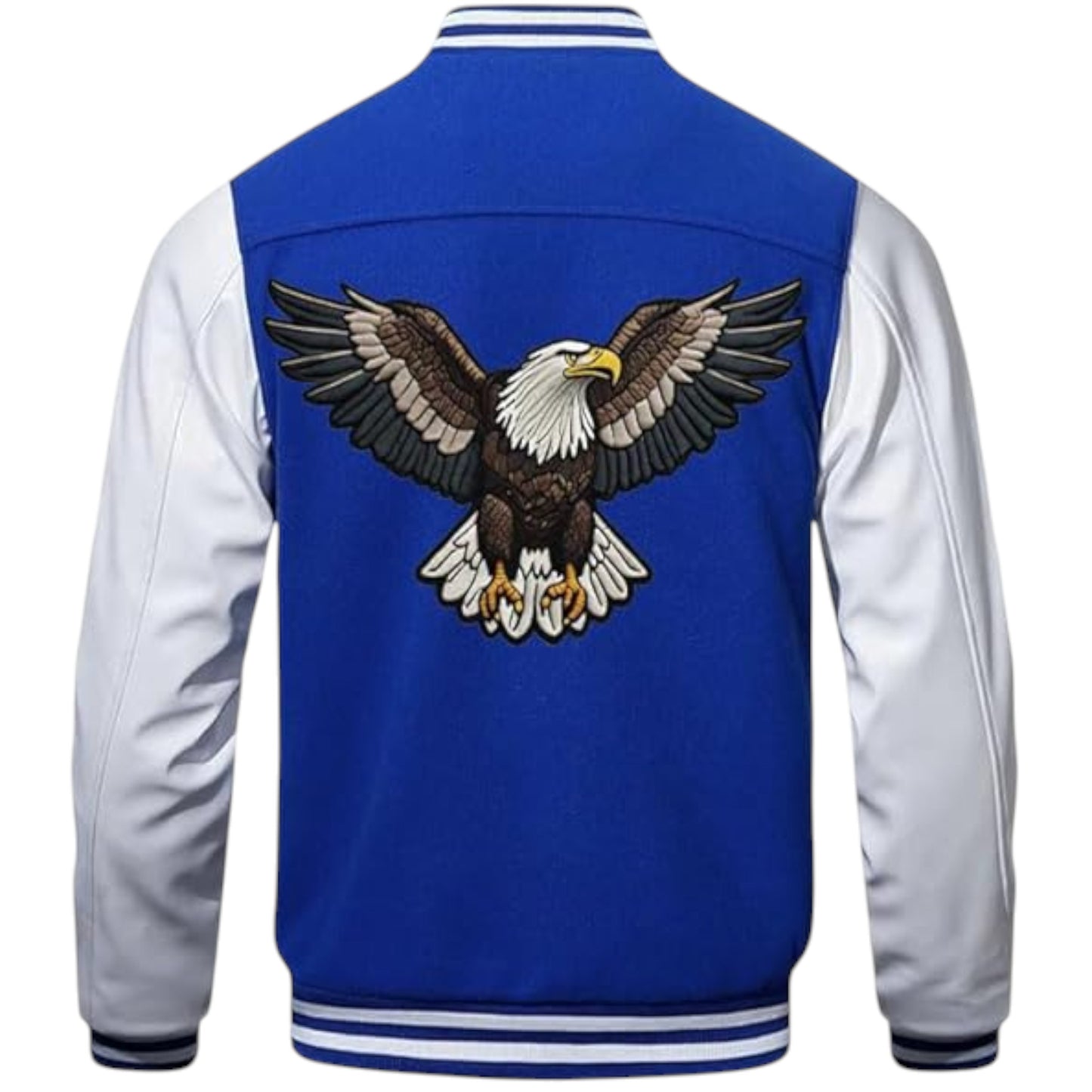 Men's Varsity Jacket – Wool Blend & Faux Leather