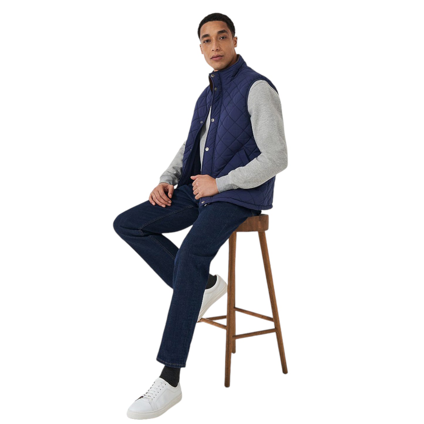 Elegant Navy Puffer Vest