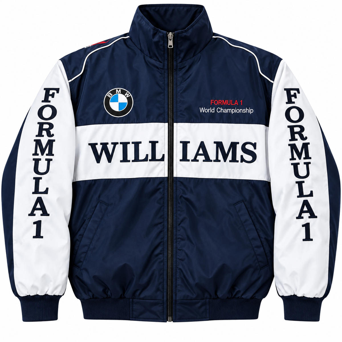 Vintage BMW Williams F1 Racing Jacket Blue & White