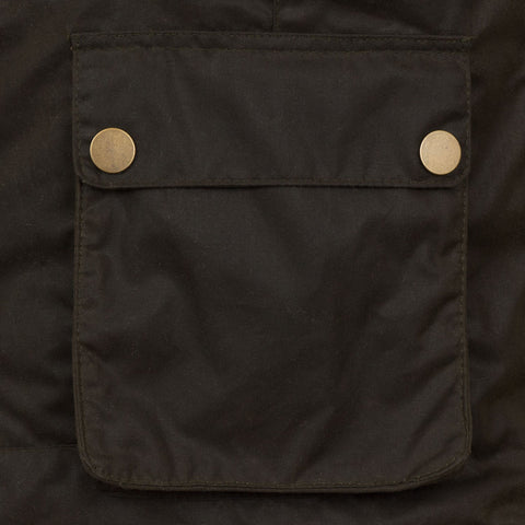 Women Waxed Cotton Utility Vest Dark Brown Stylish & Durable