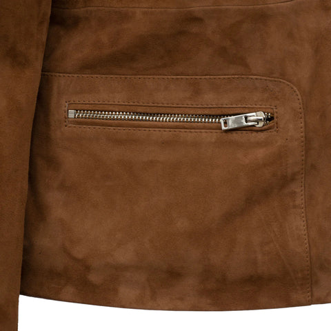 Women Stylish Suede Jacket Rugged & Chic Outerwear