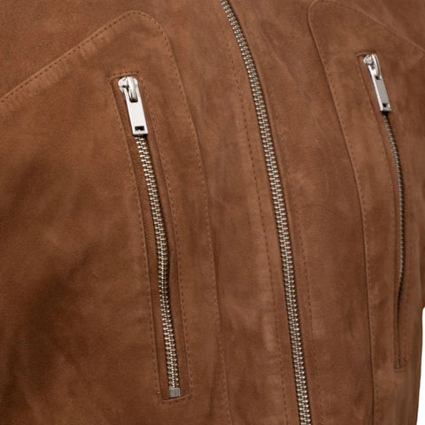 Women Stylish Suede Jacket Rugged & Chic Outerwear