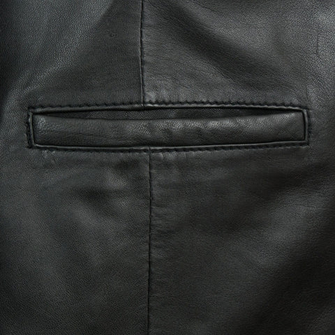 Women Black Leather Blazer Sleek & Stylish Outerwear