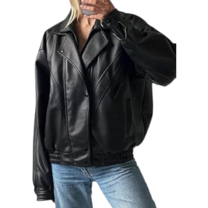 Legendary 90s Oversized Leather Bomber