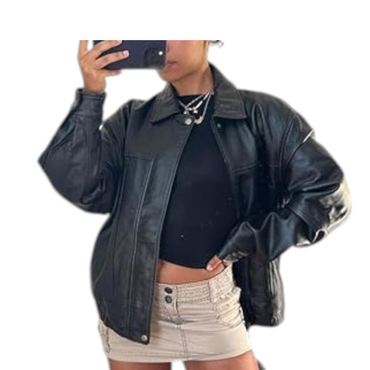 Timeless Retro Genuine Leather Jacket