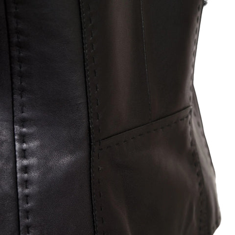 Women Black Leather Jacket Classic & Timeless Design