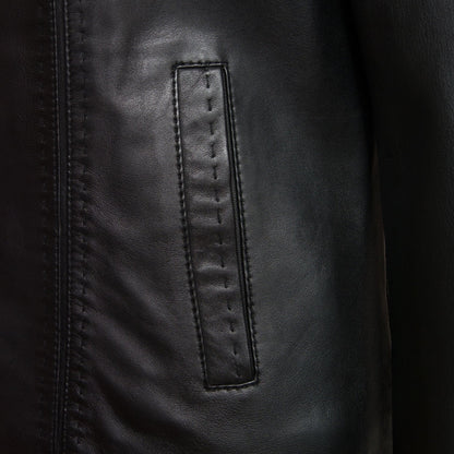 Women's Black Leather Jacket – Classic & Timeless Design