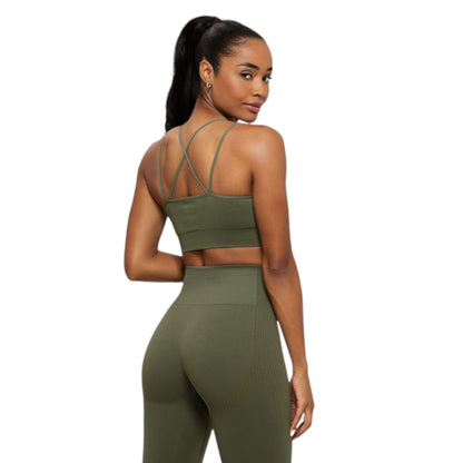High-Performance Seamless Sports Bra
