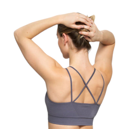 Flex Fit Seamless Sports Bra – Flexible Support for Every Move