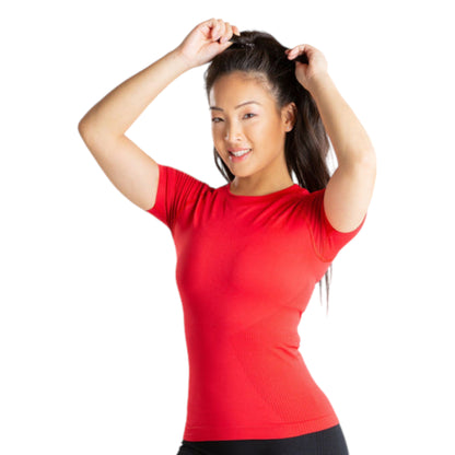 Seamless Energy Power Tee – Stretch Fit Workout Shirt