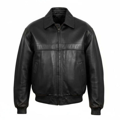 Women Heritage Oversized Leather Jacket Vintage 90s Style
