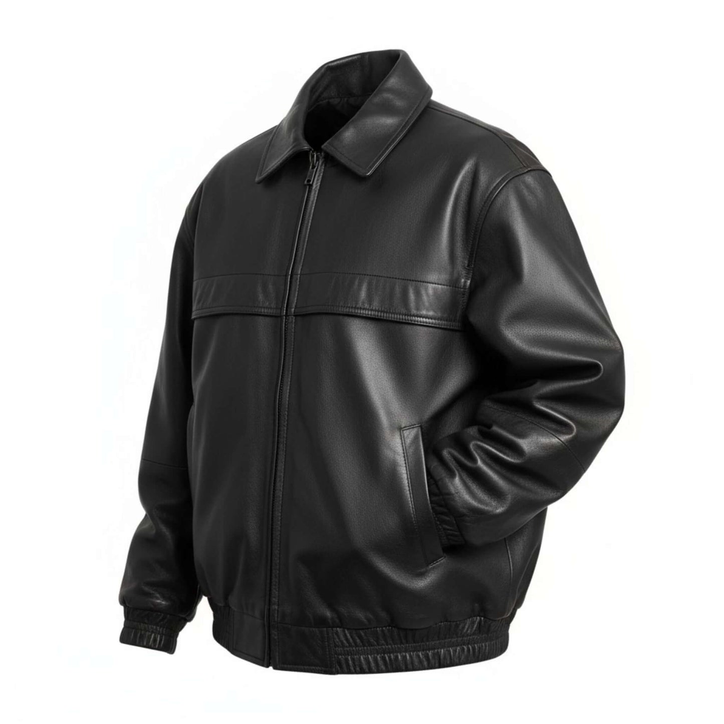Women Heritage Oversized Leather Jacket Vintage 90s Style