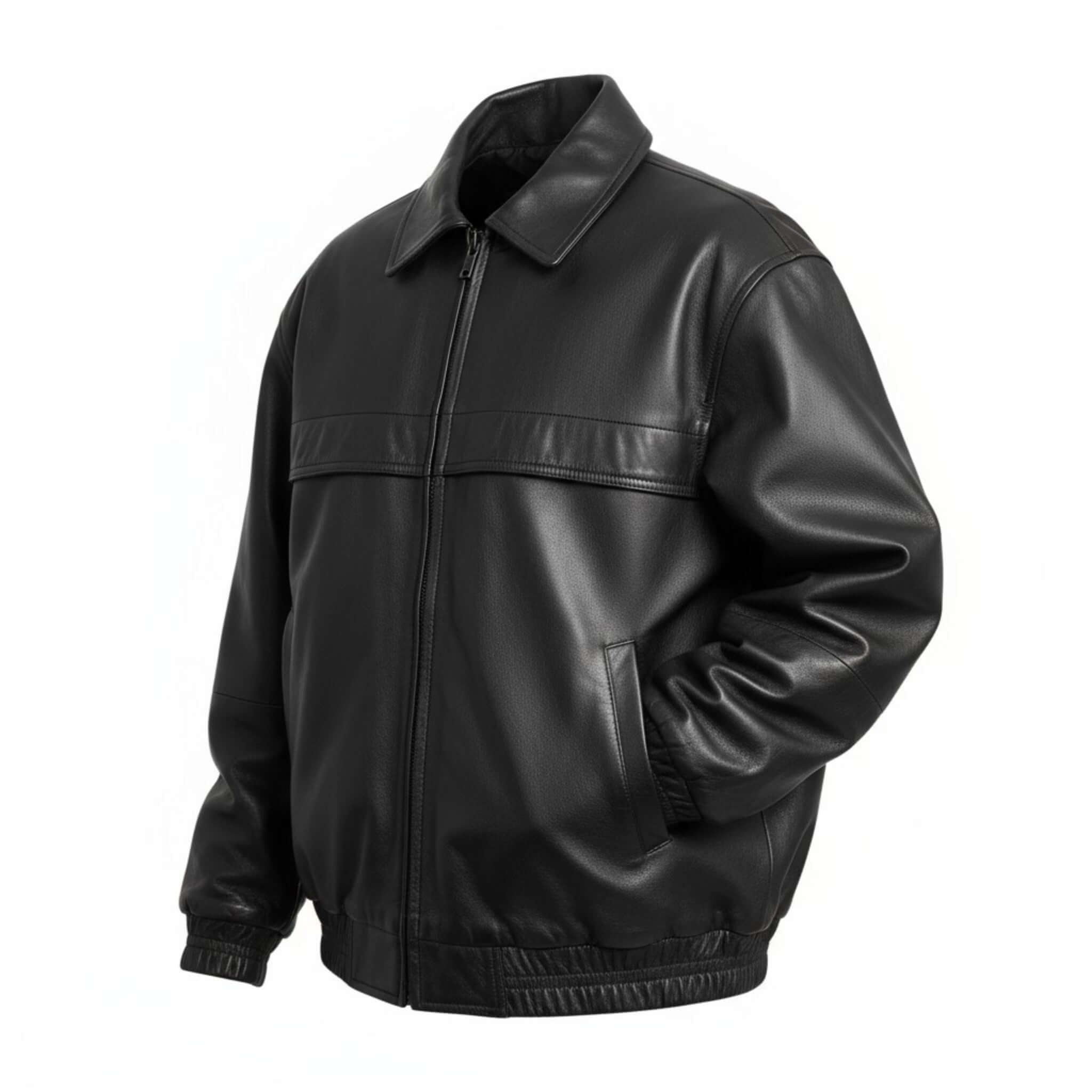 Women Heritage Oversized Leather Jacket Vintage 90s Style