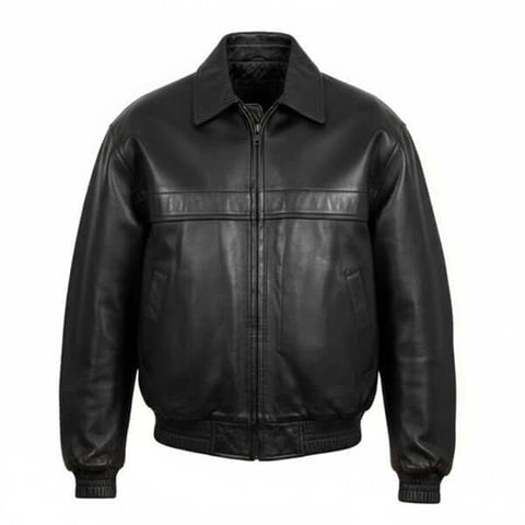Women Heritage Oversized Leather Jacket Vintage 90s Style