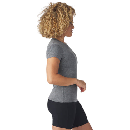 Classic Grey Heather Simplicity Tee for Effortless Style