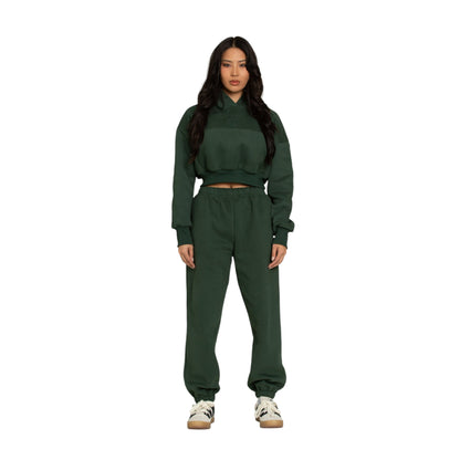 Hunter Green Jogger Sweatpants – Perfect for Lounge and Active Wear