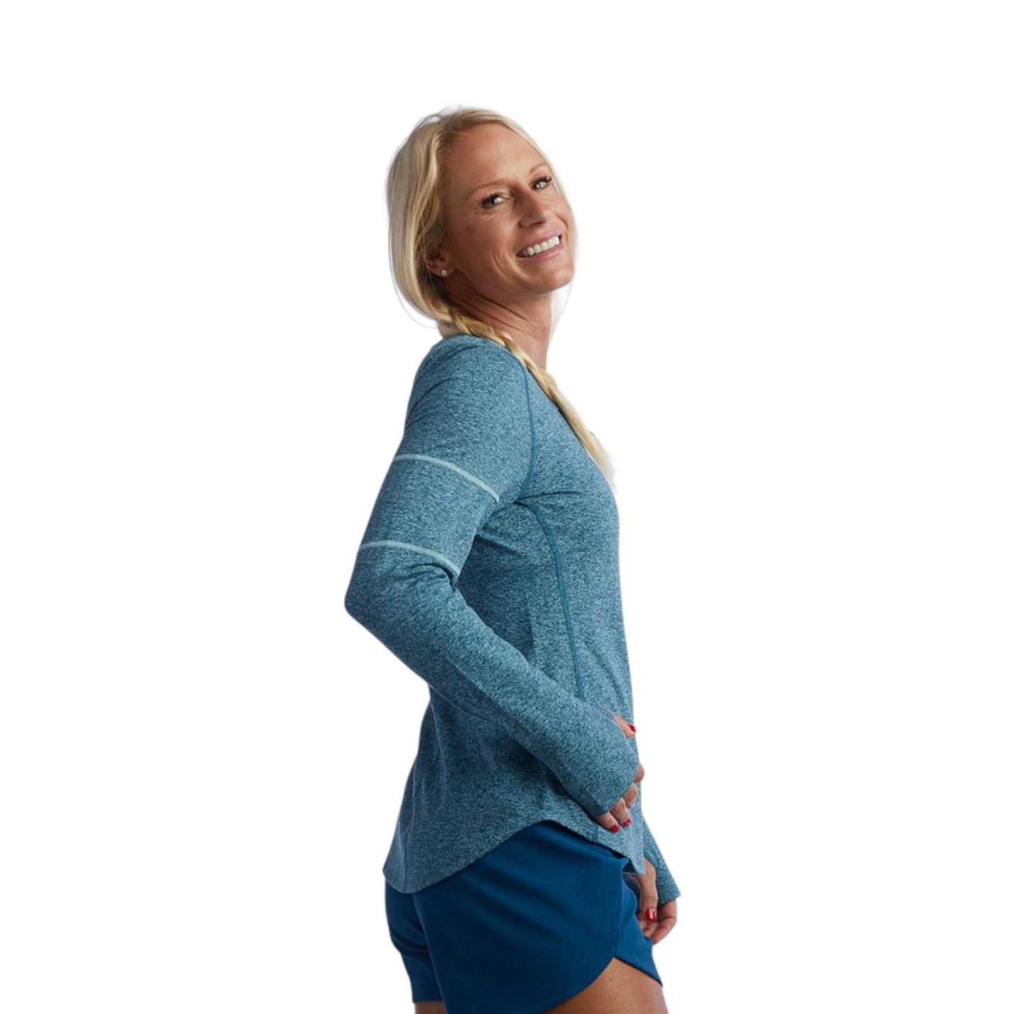 Women's Long Sleeve Fitness Top – Breathable & Stylish