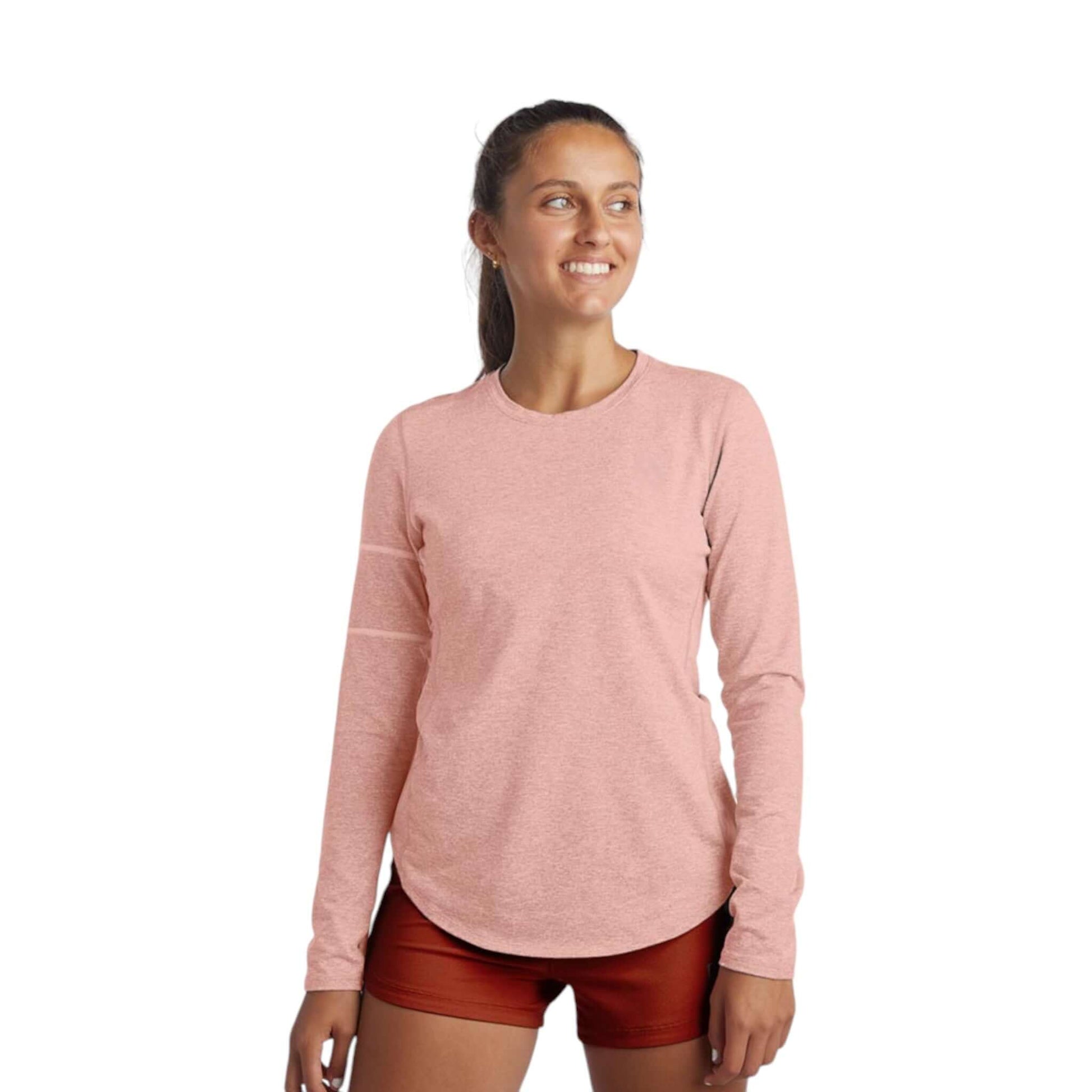 Women Breathable Long Sleeve Fitness Top Stylish Activewear