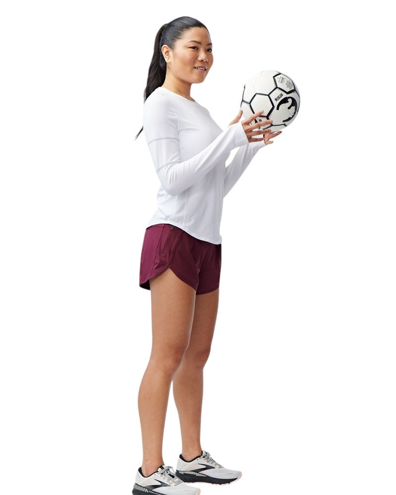 Women's Long Sleeve Fitness Top – Breathable & Stylish