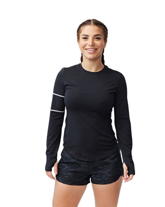 Women's Long Sleeve Fitness Top – Breathable & Stylish