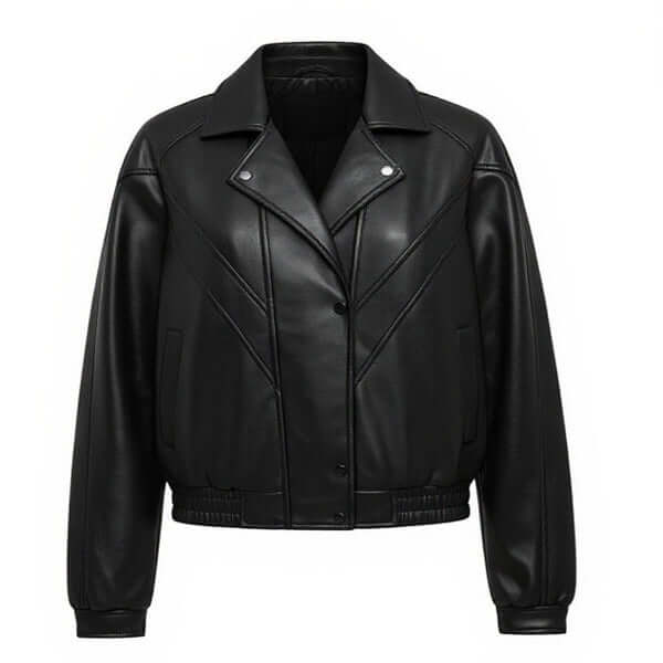  Legendary 90s Oversized Leather Bomber Jacket For Women