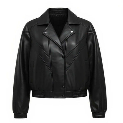  Legendary 90s Oversized Leather Bomber Jacket For Women
