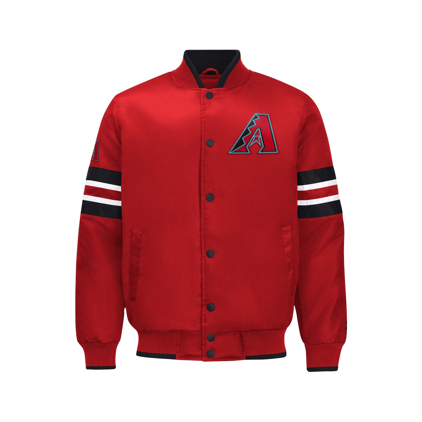 Men’s Arizona Diamondbacks Satin Varsity Jacket | Classic Bomber Style
