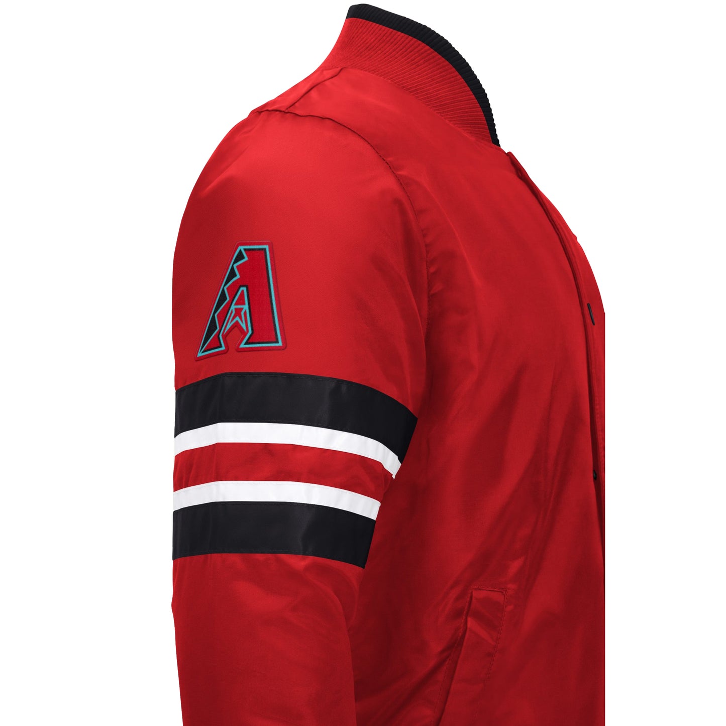 Men’s Arizona Diamondbacks Satin Varsity Jacket | Classic Bomber Style