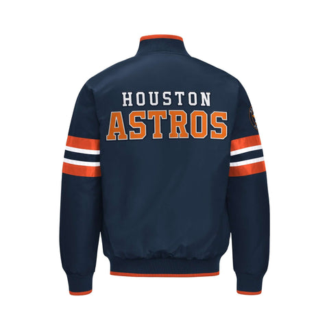 Houston Astros satin varsity jacket