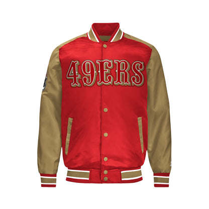 San Francisco 49ers Men's Premium Satin Bomber Jacket