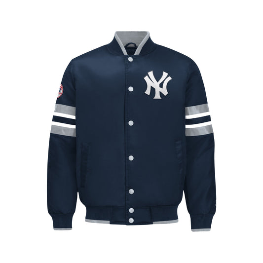 Men’s New York Yankees Satin Varsity Jacket