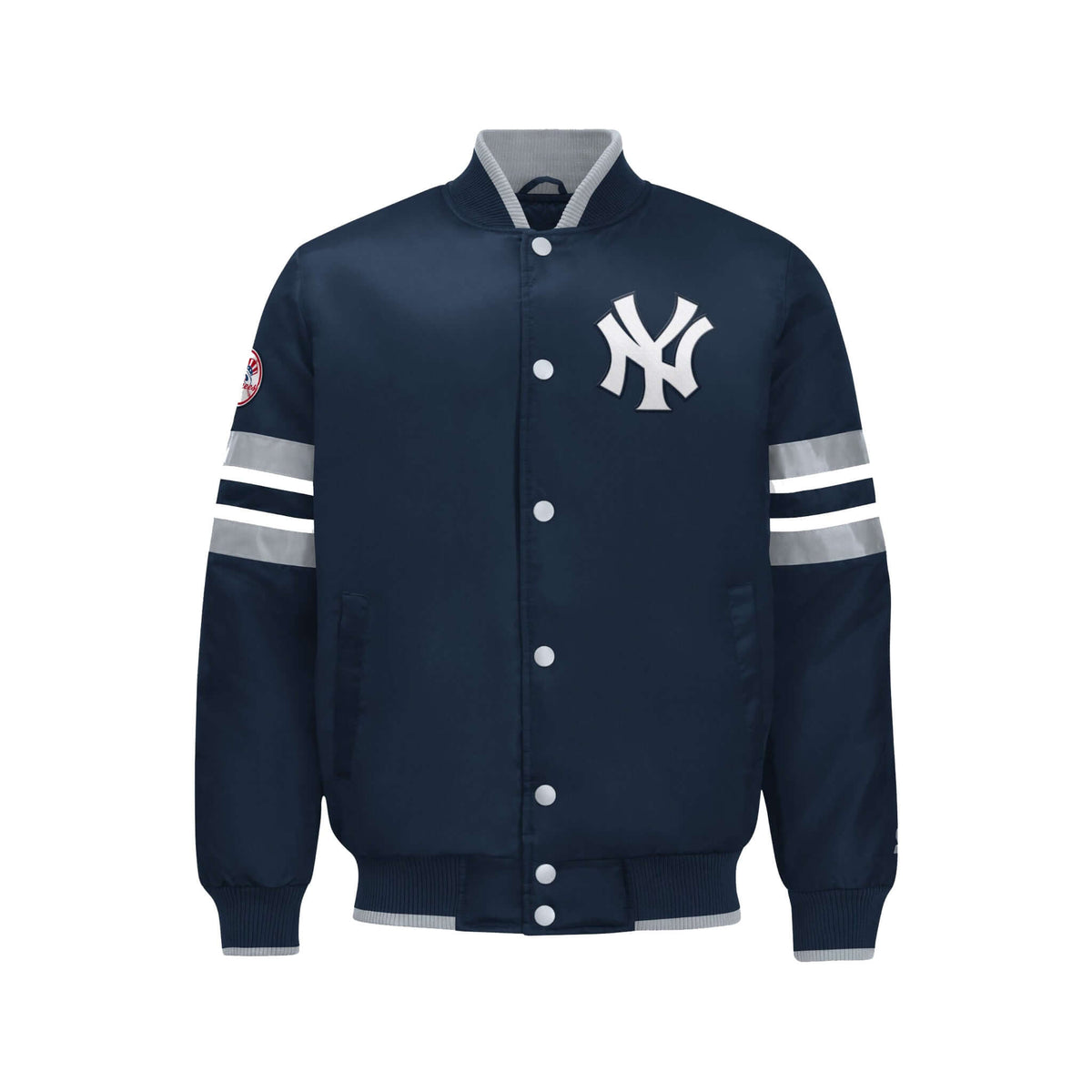 New York Yankees Varsity Jacket for Men Satin Baseball Style
