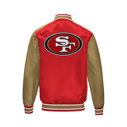 San Francisco 49ers Men's Premium Satin Bomber Jacket