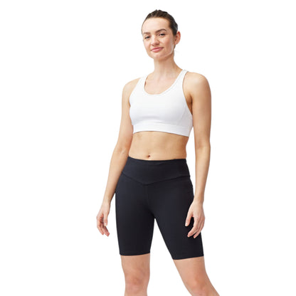 Women's Black High-Waist Bike Shorts - Stretchy and Comfortable Activewear