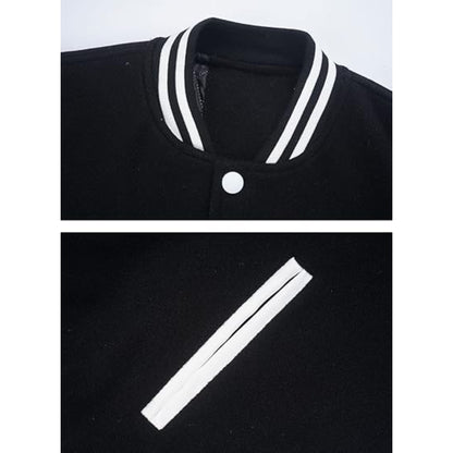 Lettermen Varsity Jacket – Leather Sleeve Letterman Baseball Style