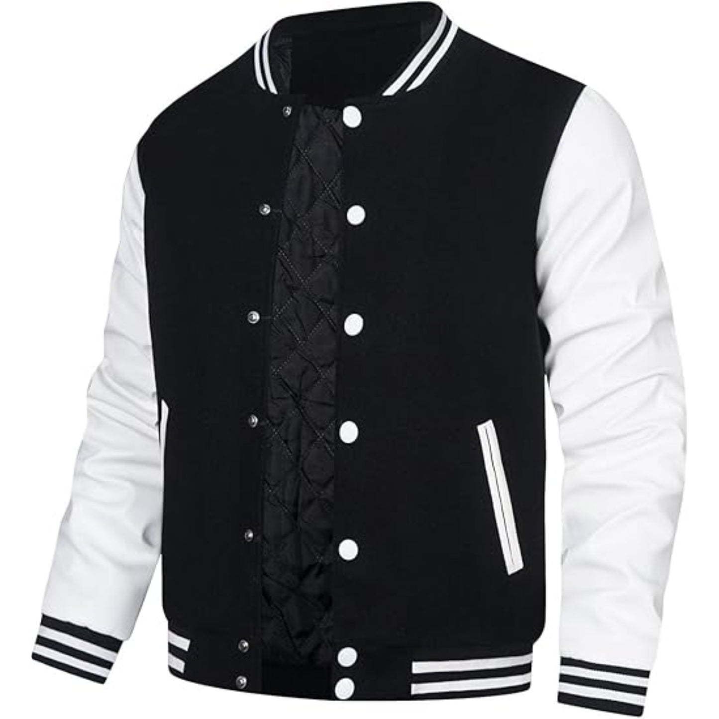 Lettermen Varsity Jacket – Leather Sleeve Letterman Baseball Style