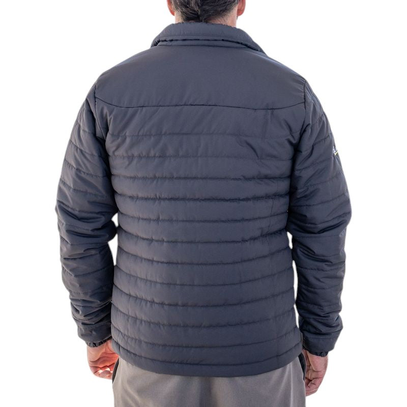 Back view of RF Stormtech C8 lightweight puffy jacket for men showcasing its quilted design and snug fit.