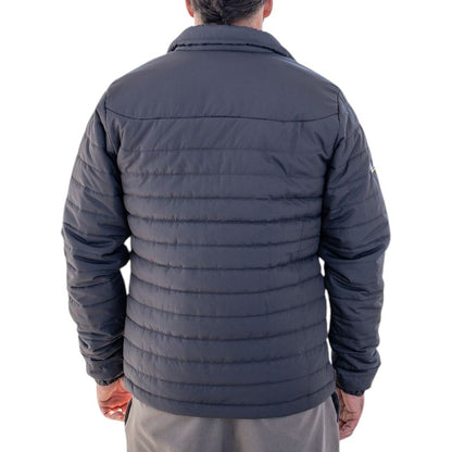 Back view of RF Stormtech C8 lightweight puffy jacket for men showcasing its quilted design and snug fit.
