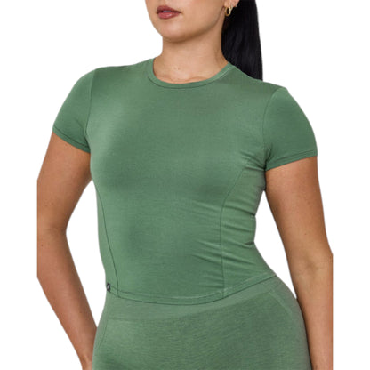 Mid-Length Comfort Short Sleeve T-Shirt